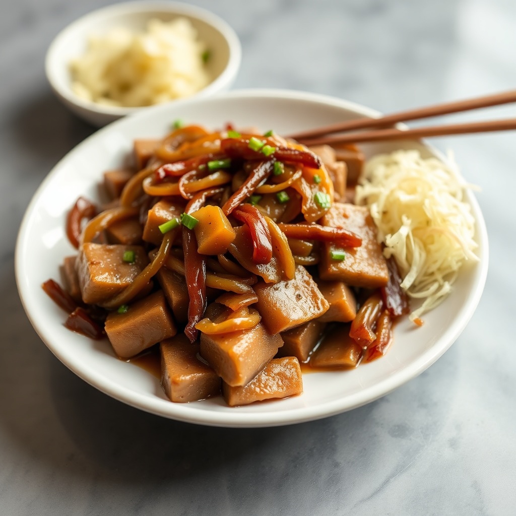 玉ねぎたっぷり豚肉の生姜焼き