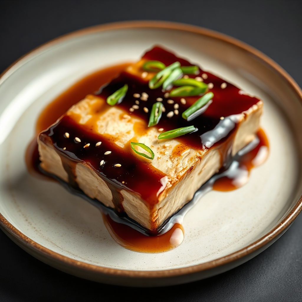 豆腐の照り焼きステーキ